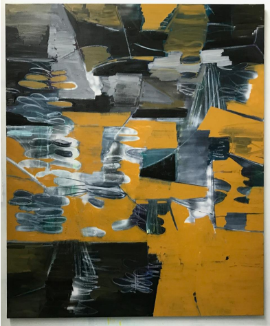Mark Wright, ‘Elements’, 2017, oil, acrylic on canvas, 214 x 214cms